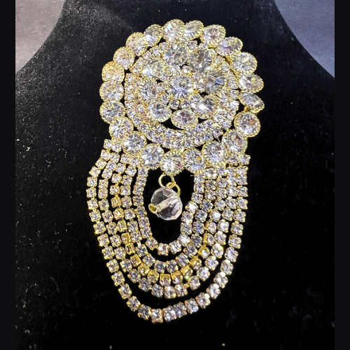 Fancy Hijab Pin Brooch – Anti-Slip Collar Brooch for Cardigans & Hijabs | Stylish Pin for Women & Girls